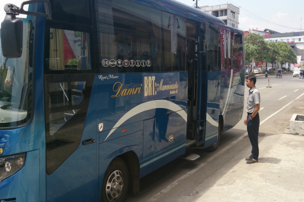 Bus Trans Mamminasata Kembali Hadir Di Kota Makassar